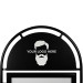 Bedrukt Topbord Round Tube A-model A1 Deluxe - Zwart