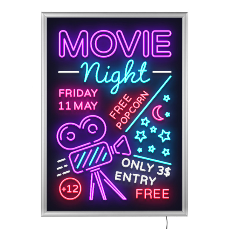 Kliklijst LED Eco A1 25mm - Art Print