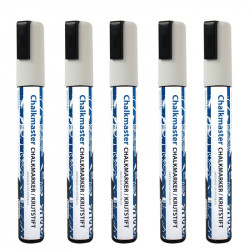 Krijtstiften wit 5mm set 5 stuks