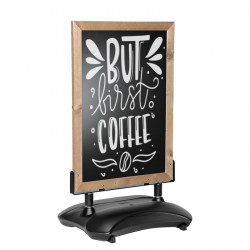 ChalkPro Stoepbord Steigerhout