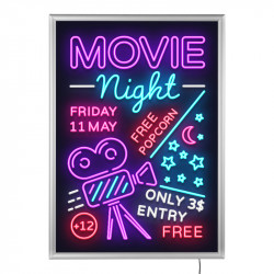Kliklijst LED Eco B2 25mm - Art Print