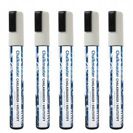 Krijtstiften wit 5mm set 5 stuks
