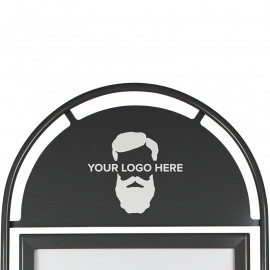 Bedrukt Topbord Grijs Round Tube A1