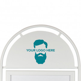 Bedrukt Topbord Wit Round Tube A1