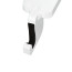 Detail van de zachte rand in extra verzwaring voor Stoepbord Round Tube A1 - Wit