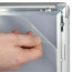 Kliklijst Aluminium B1 25mm beschermfolie