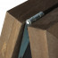 Detail scharnier Magnetisch Krijtstoepbord Steigerhout
