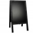 Krijtstoepbord Steigerhout Zwart 46x80 cm (2)