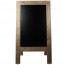 Magnetisch Krijtstoepbord Steigerhout 75x135cm Front