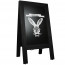Krijtstoepbord Steigerhout Zwart 75x135cm Overview Sfeer