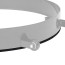 Rubber beschermrand voor voet Round Tube A1 - Bevestigd om voet Round Tube