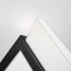 Stoepbord Slide-in A-model A1 Zwart - detail