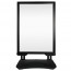 Stoepbord Premium Zwart B2 Front