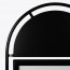 Stoepbord Round Tube B2 Zwart Deluxe header