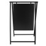 Stoepbord Swing Sign A-Frame 60x80cm Zwart - voorkant