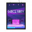 LED Bord Eco Magnetisch Zwart B2 Dubbelzijdig - Art Print