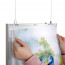 LED Bord Eco Magnetisch Zwart B2 Dubbelzijdig - Montage