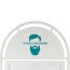 Bedrukt Topbord Wit Round Tube A1
