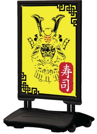 Stoepbord Premium Zwart Stoepbord Premium Zwart voor nieuwsbericht